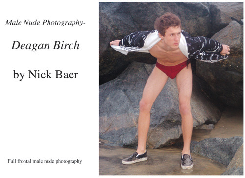 Male Nude Photography- At The Beach With Deagan Birch
