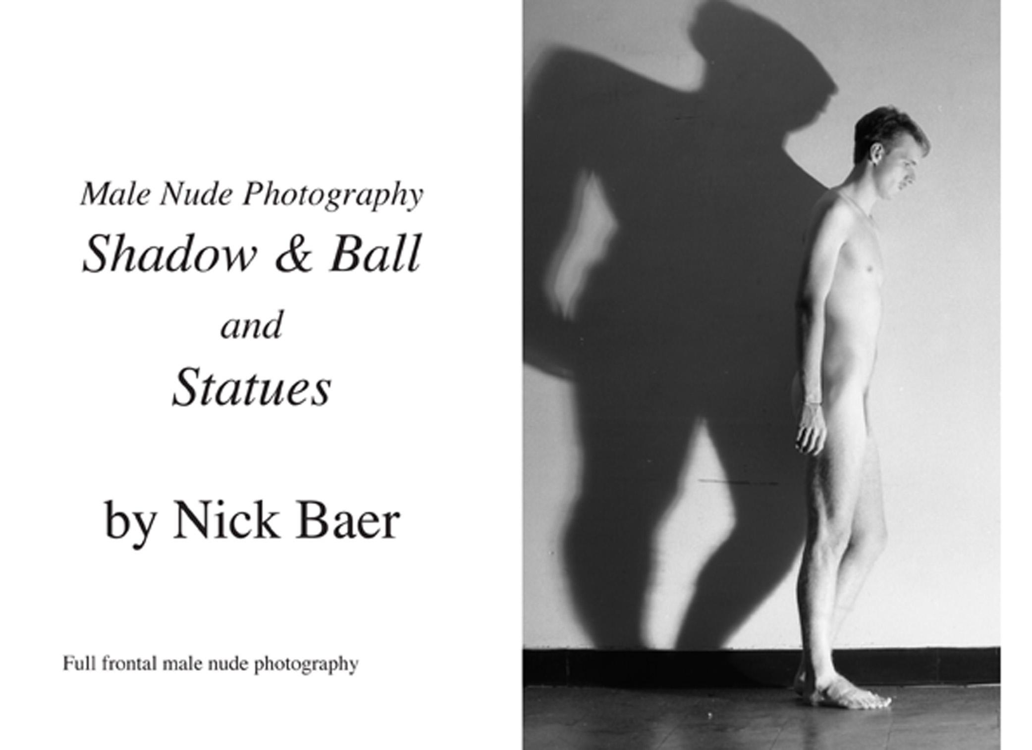Male Nude Photography- Ball & Shadow and Statues