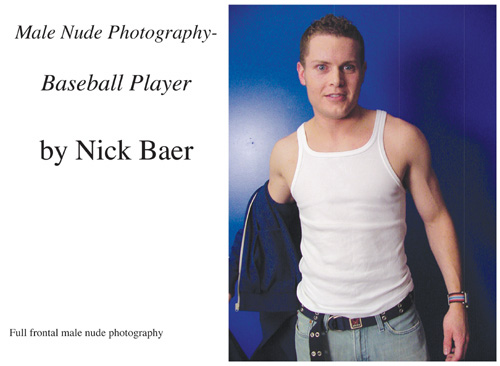 Male Nude Photography- Baseball Player