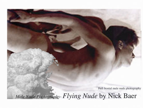 Male Nude Photography- Flying Nude