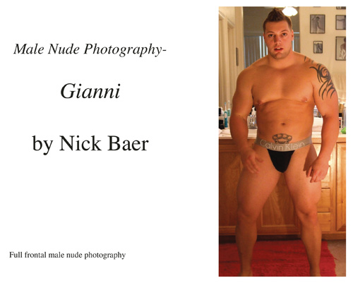 Male Nude Photography- Gianni