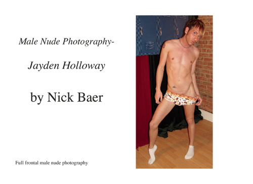 Male Nude Photography- Jayden Holloway