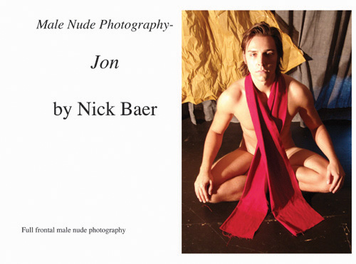 Male Nude Photography- Jon