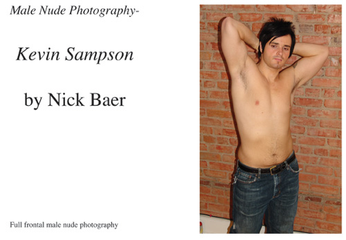 Male Nude Photography- Kevin Sampson