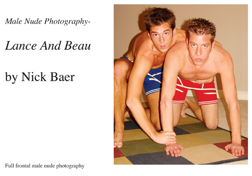 Male Nude Photography- Lance And Beau