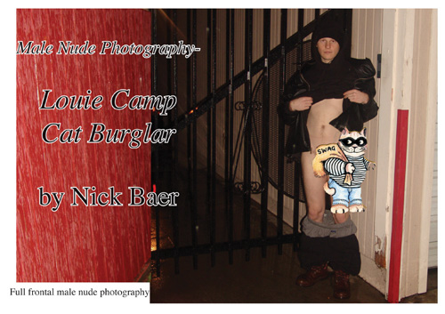 Male Nude Photography- Louie Camp Cat Burglar