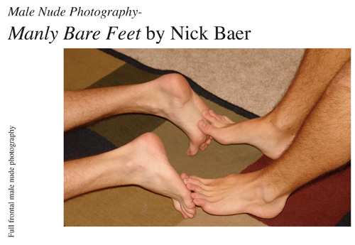 Male Nude Photography- Manly Bare Feet