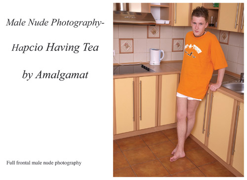 Male Nude Photography- Poland- Hapcio Having Tea