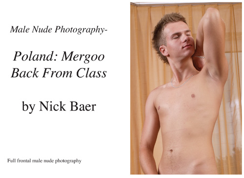 Male Nude Photography- Poland- Mergoo Back From Class