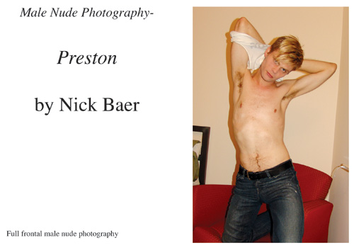 Male Nude Photography- Preston