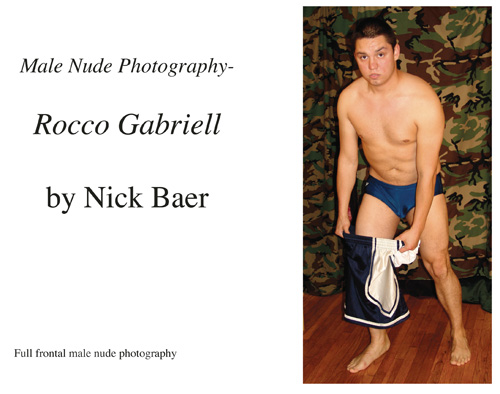 Male Nude Photography- Rocco Gabriell