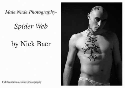Male Nude Photography- Spider Web