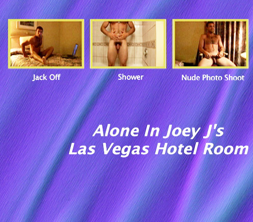 Alone In Joey J's Las Vegas Hotel Room gay dvd