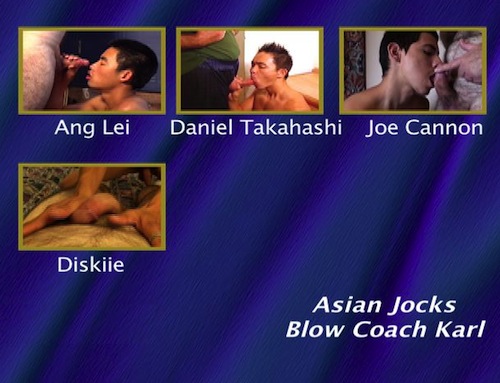 Asian Jocks Blow Coach Karl gay dvd