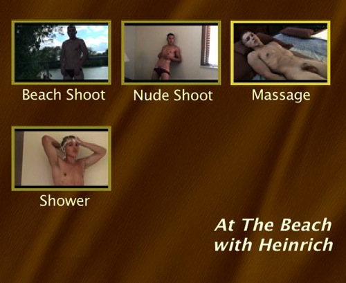At The Beach with Heinrich gay dvd