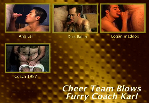 Cheer Team Blows Furry Coach Karl gay dvd