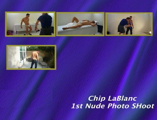 Chip LaBlanc's 1st Nude Photo Shoot- with Conversation gay dvd