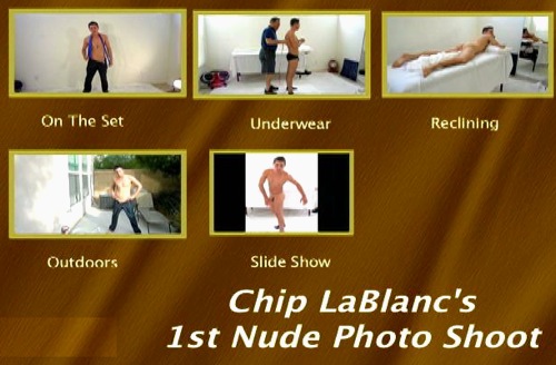 Chip LaBlanc's 1st Nude Photo Shoot gay dvd
