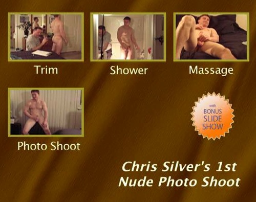 Chris Silver's 1st Nude Photo Shoot gay dvd