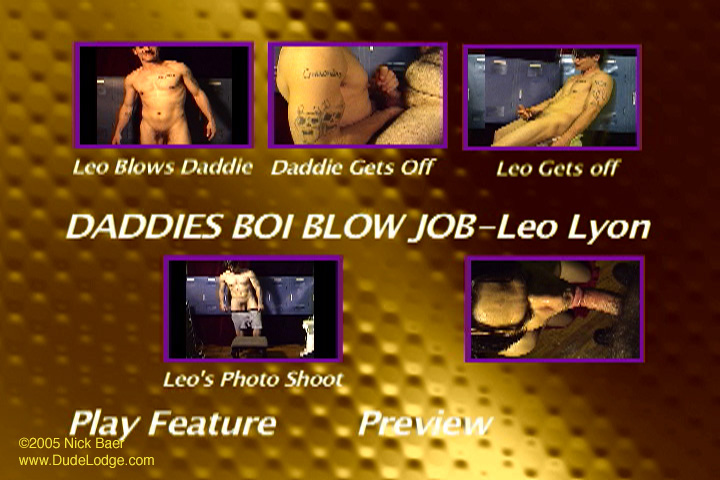 Daddies Boi Blow Job Leo Lyon gay dvd
