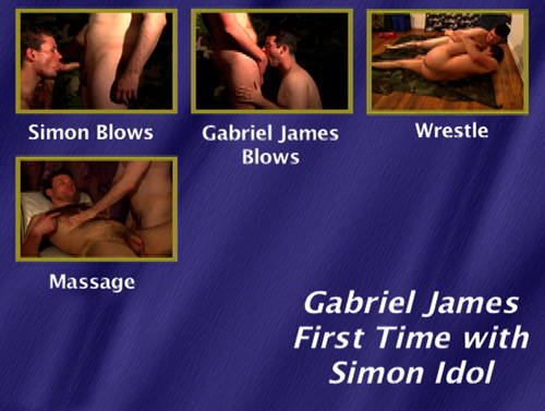 Gabriel James First Time with Simon Idol gay dvd