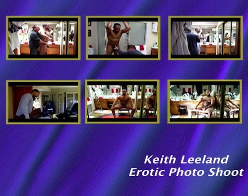 Keith Leeland Erotic Photo Shoot- with Conversation gay dvd