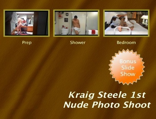 Kraig Steele 1st Nude Photo Shoot gay dvd