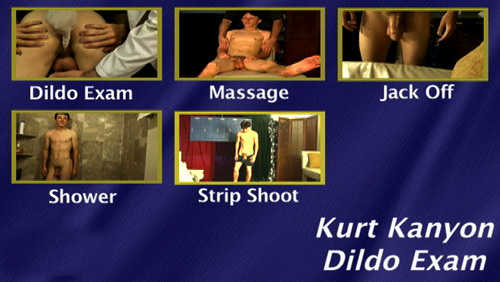 Kurt Kanyon Dildo Experience gay dvd