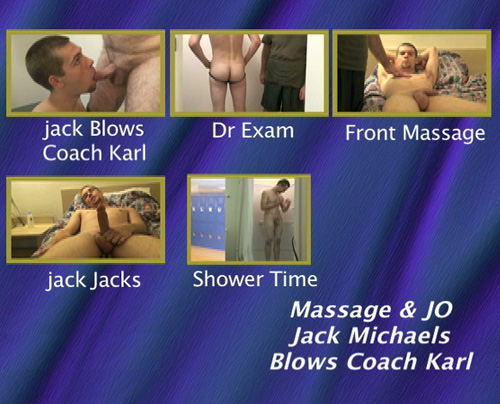 Massage & JO Jack Michaels Blows Coach Karl gay dvd