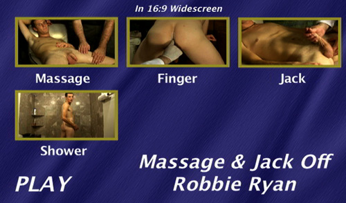 Massage And Jack Off Robbie Ryan gay dvd