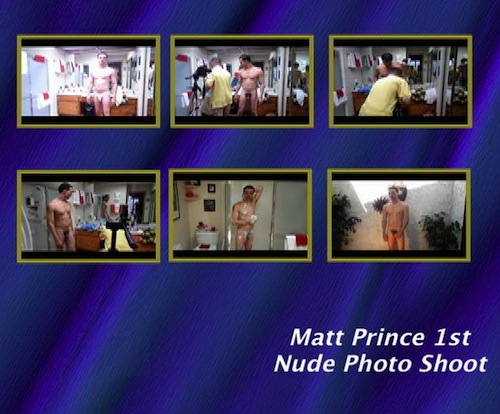 Matt Prince 1st Nude Photo Shoot- with Conversation gay dvd