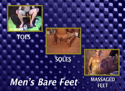 Men's Bare Feet - Toes Soles Massaged gay dvd