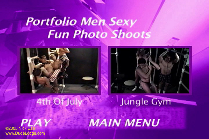 Portfolio Men Sexy Fun Photo Shoots gay dvd