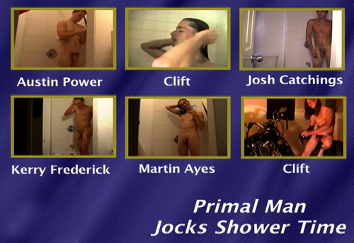 Primal Man - Jocks Shower Time gay dvd