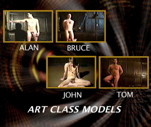 Primal Man Classics- Art Class Models Pose Nude gay dvd