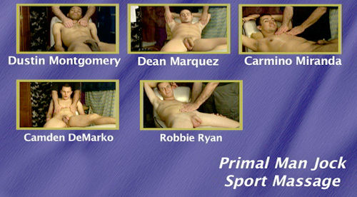 Primal Man Jock Sport Massage gay dvd