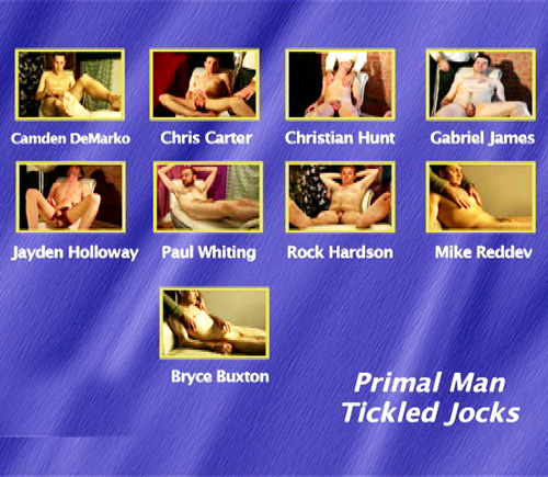 Primal Man Tickled Jocks gay dvd