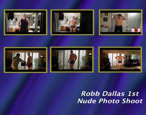 Robb Dallas 1st Nude Photo Shoot- with Conversation gay dvd