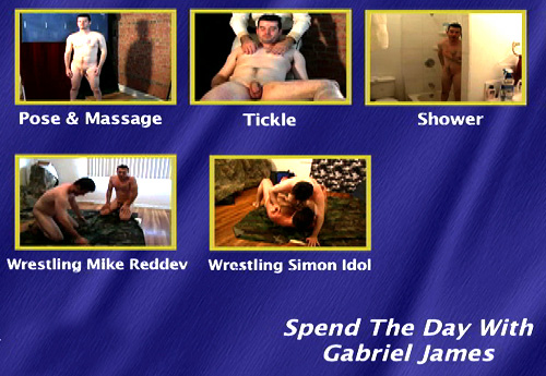 Spend The Day With Gabriel James gay dvd