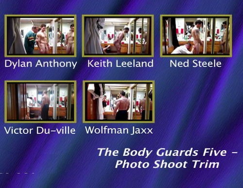 The Body Guards Five - Photo Shoot Trim gay dvd