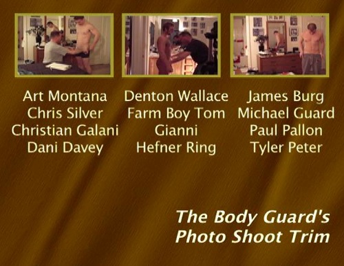 The Body Guards Photo Shoot Trim gay dvd