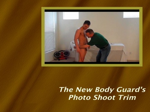 The New Body Guards Photo Shoot Trim gay dvd