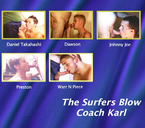 The Surfers Blow Coach Karl gay dvd