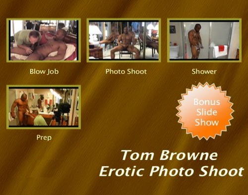 Tom Browne Erotic Photo Shoot gay dvd