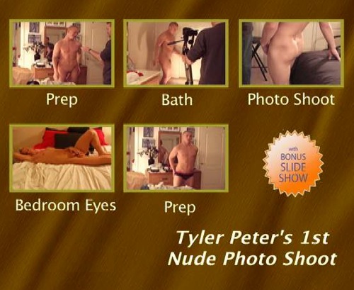 Tyler Peter's 1st Nude Photo Shoot gay dvd