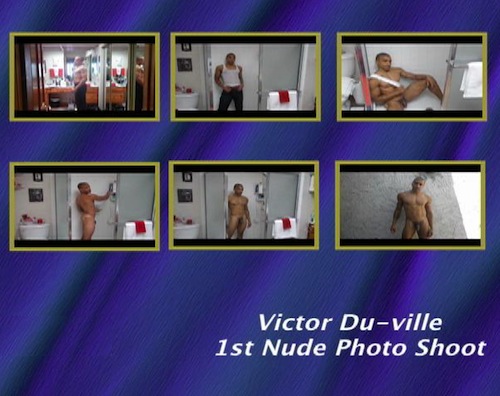 Victor Du-ville 1st Nude Photo Shoot- with Conversation gay dvd