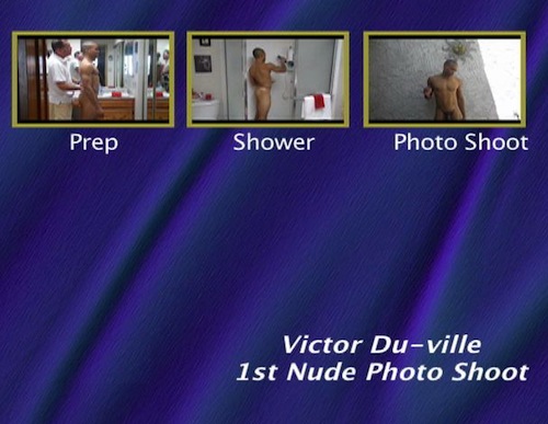 Victor Du-ville 1st Nude Photo Shoot gay dvd