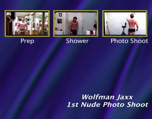 Wolfman Jaxx 1st Nude Photo Shoot gay dvd