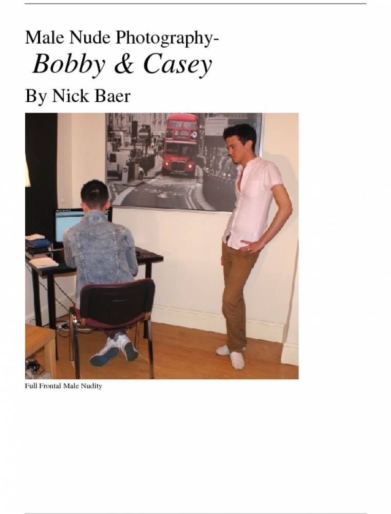 Nude Male Photo eBook Male Nude Photography- Bobby & Casey 