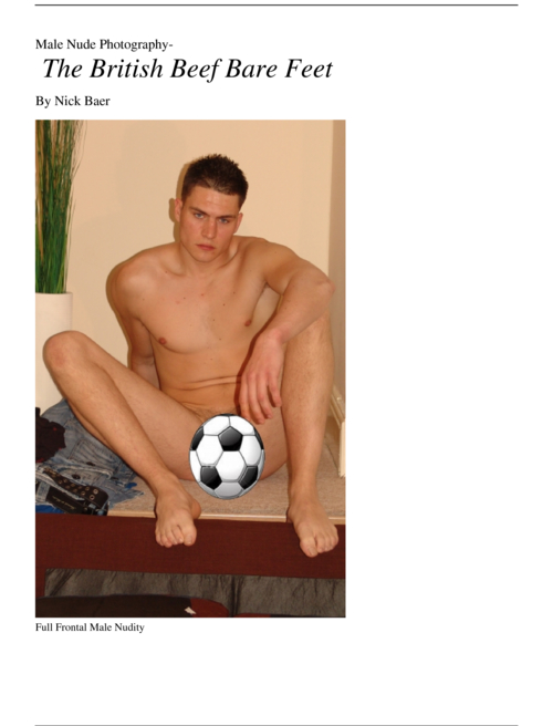 Nude Male Photo eBook Male Nude Photography- The British Beef Bare Feet 
